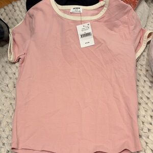 Cotton On Light Pink Short Sleeve Tee